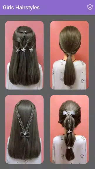 Girls Hairstyles Step By Step Ekran Görüntüsü 0