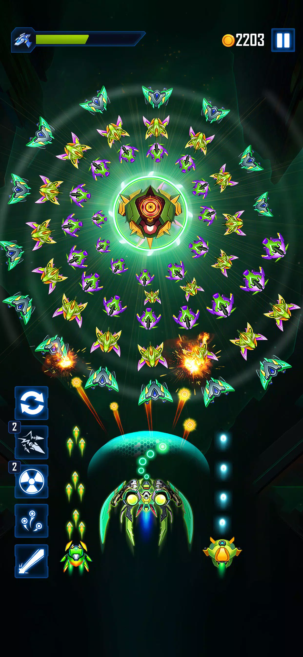 WindWings: Space Shooter Tangkapan skrin 1