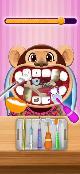 Hippo's Doctor : Dentist Games 스크린샷 1