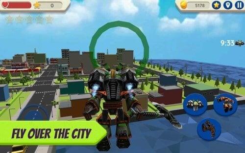 Robot Hero: City Simulator 3D Tangkapan skrin 3