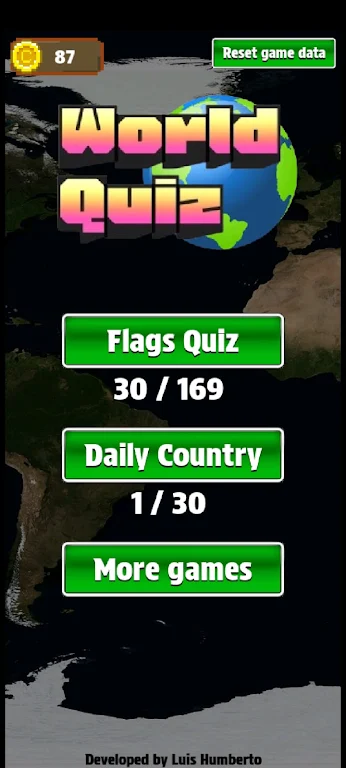 World Quiz - Jogo de Geografia स्क्रीनशॉट 0