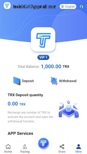 MinerTRX ภาพหน้าจอ 0