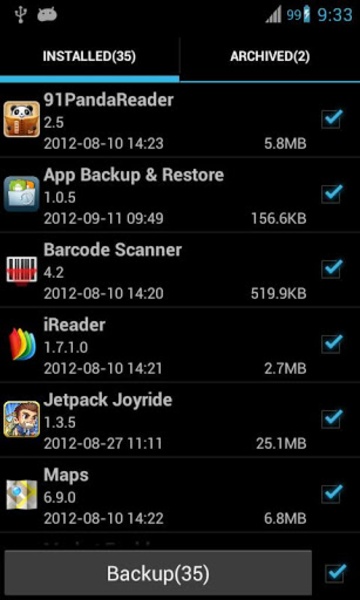 Super Backup: SMS and Contacts Tangkapan skrin 3