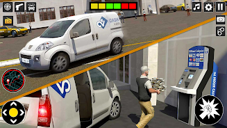 Bank Cash Van Driver Simulator Captura de pantalla 3