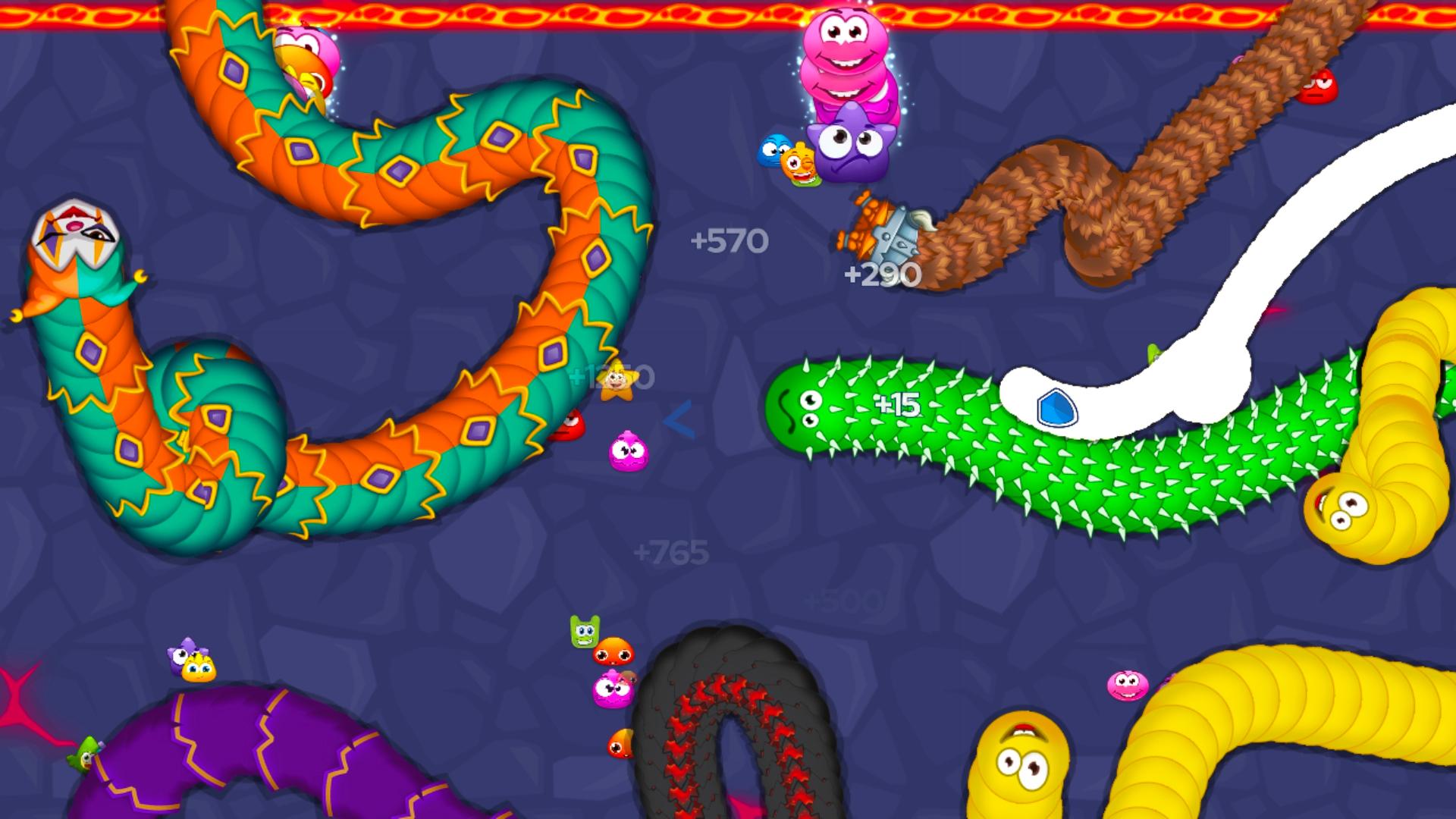 Worm Hunt - Snake game iO zone Ekran Görüntüsü 0