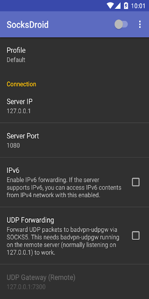 SocksDroid Ảnh chụp màn hình 0