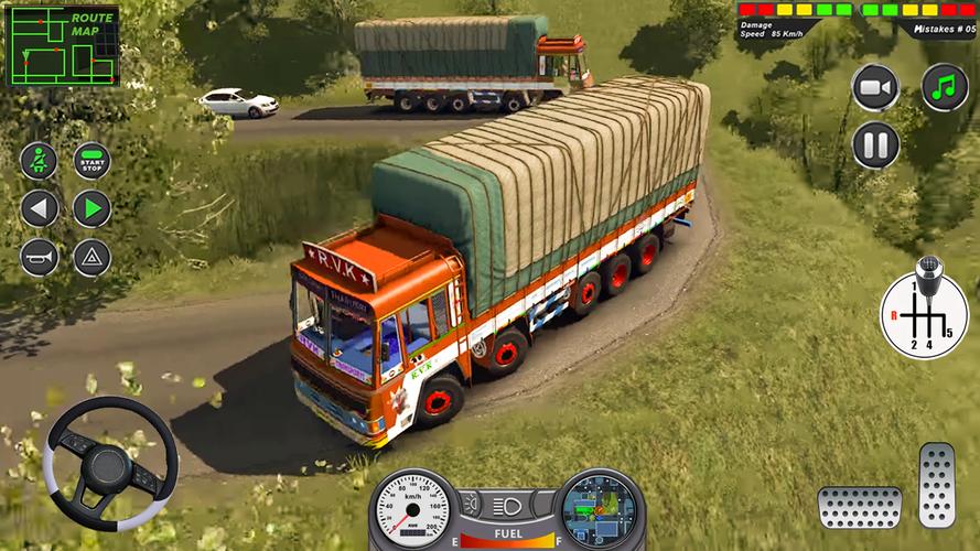 Indian Heavy Truck Delivery 3D Capture d'écran 2