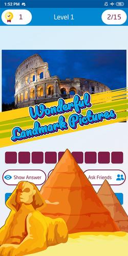 Guess the famous place Captura de tela 3