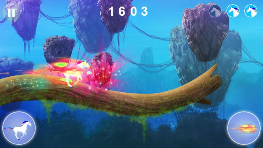 Unicorn dash : Magical Sky Captura de tela 2
