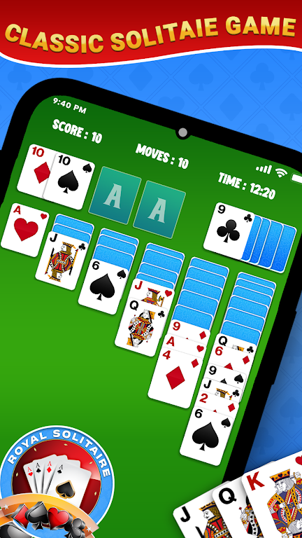 Royal Solitaire Card Game Capture d'écran 0