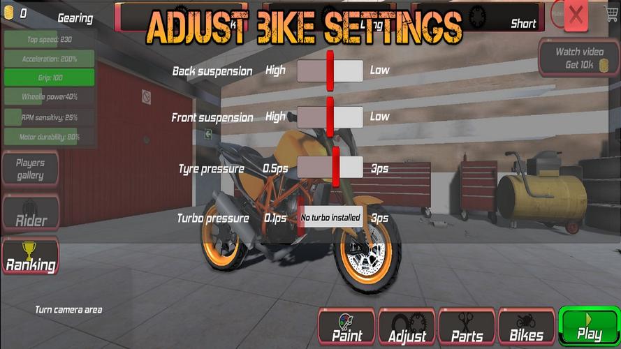 Drag Bikes 3 Скриншот 2