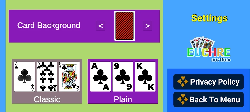 Euchre anytime Screenshot 1