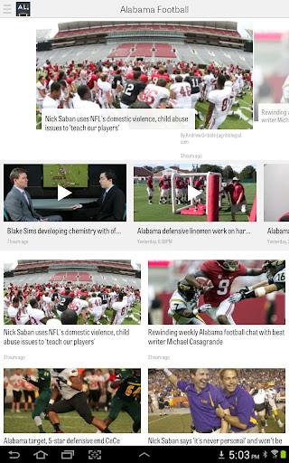 AL.com: Alabama Football News Ảnh chụp màn hình 3