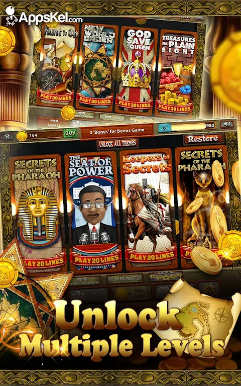 Lost Kingdom Treasure Slots– Las Vegas Casino Game Schermafbeelding 2