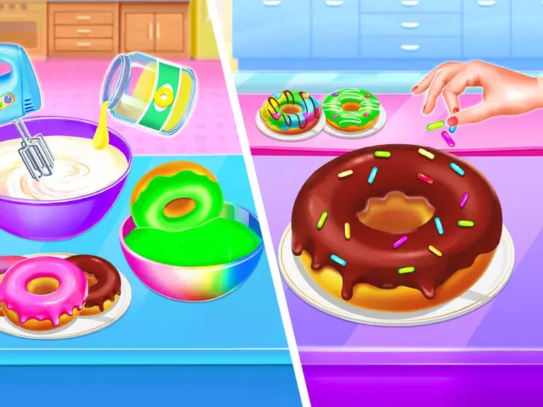 Make Donuts Game - Donut Maker Captura de tela 0