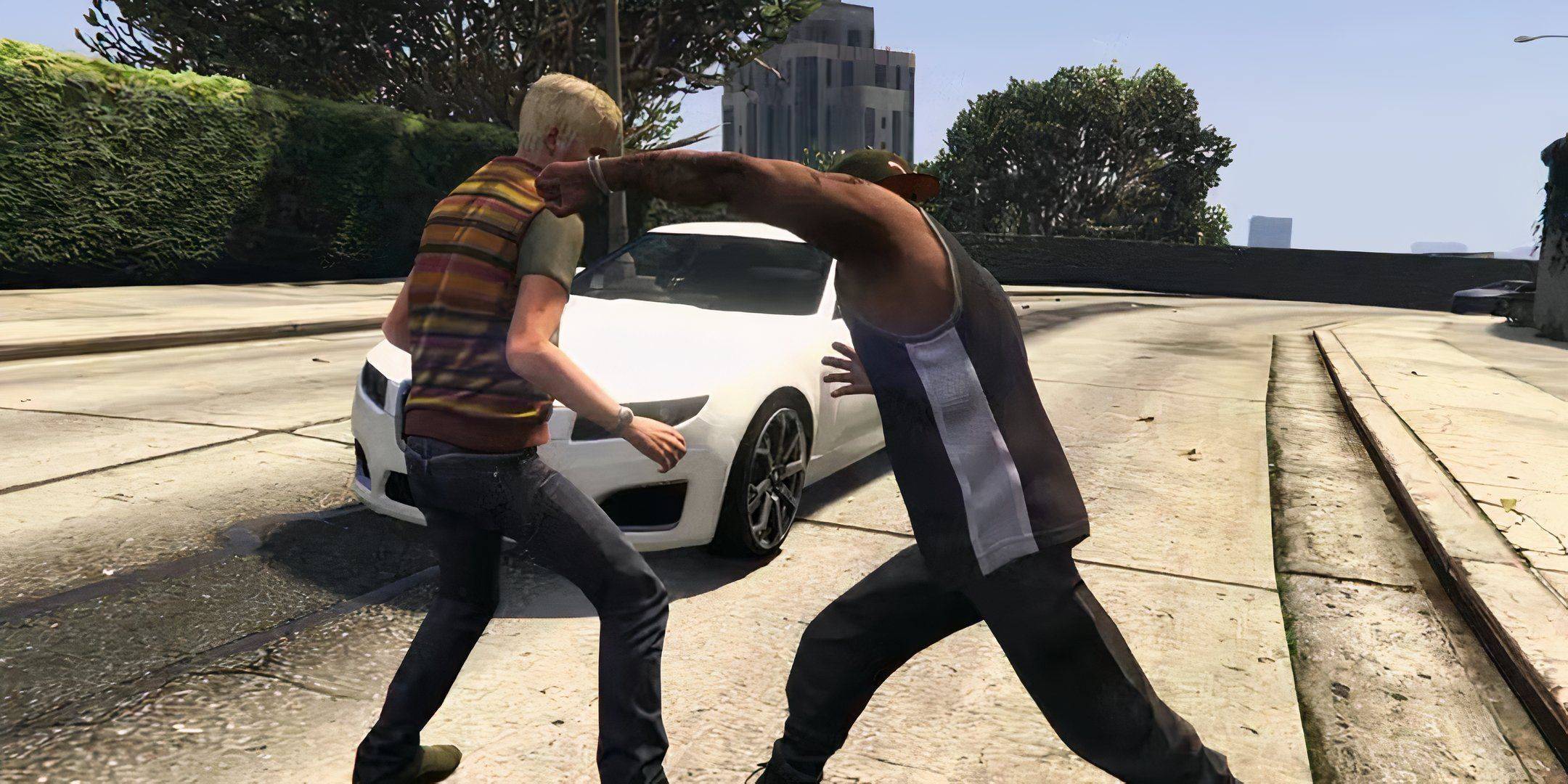 Image: Punching a Car