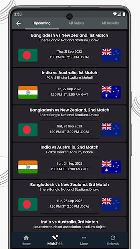 Schermata IND vs PAK Live Cricket Score 2