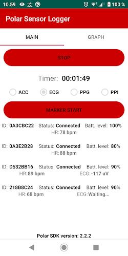 Polar Sensor Logger স্ক্রিনশট 0