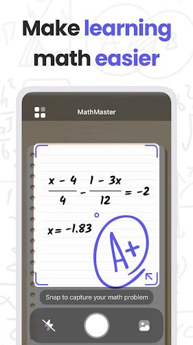 MathMaster: Math Solver & Help Captura de pantalla 3