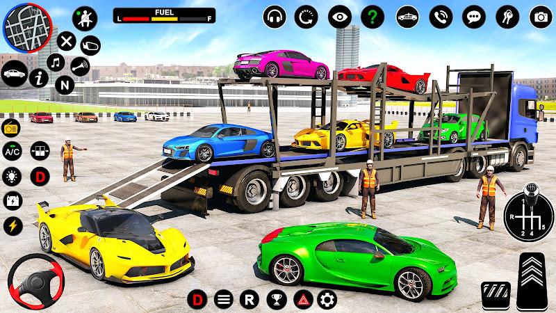 Car Transport Truck Games Schermafbeelding 0