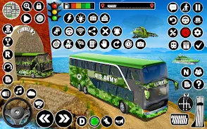 Army Coach Bus Simulator Games Zrzut ekranu 3