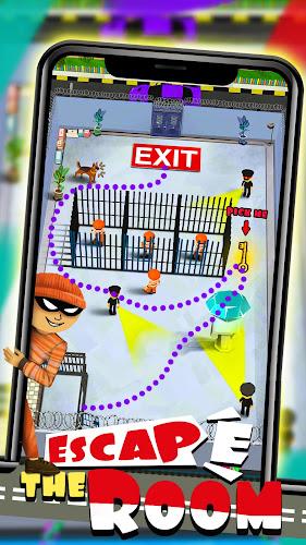 Thief Puzzle: Draw to Escape স্ক্রিনশট 2