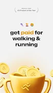 Schermata Fitmint: Get paid to walk, run 0