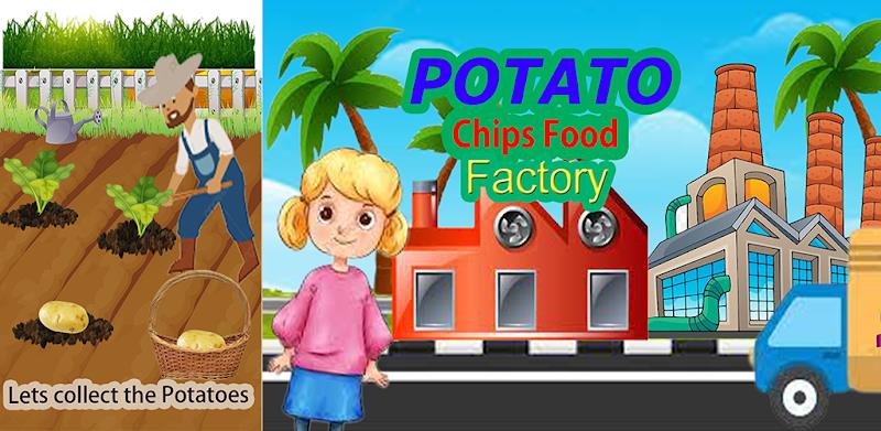 Potato Chips Food Factory Game Скриншот 2