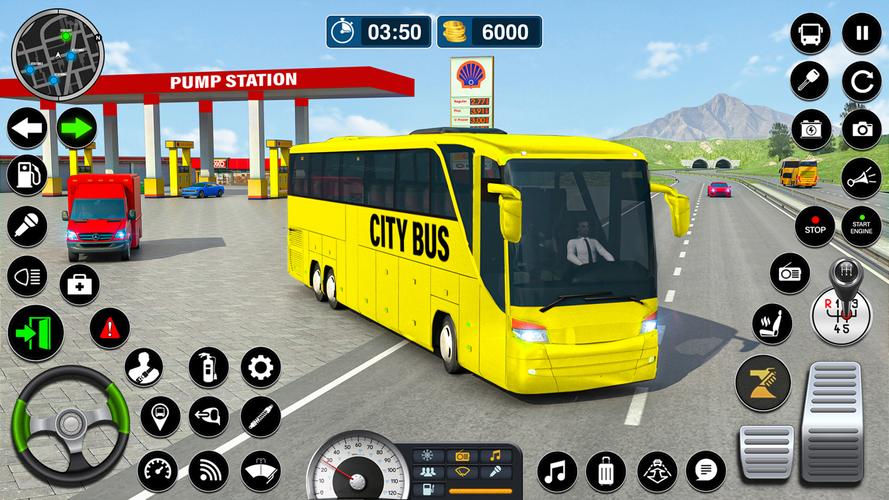 Bus Simulator Game: Coach Game Capture d'écran 2