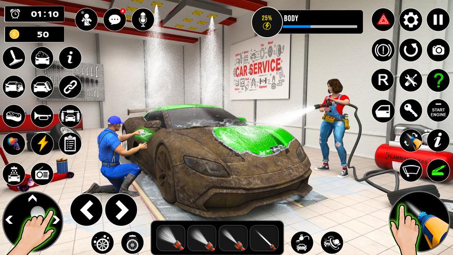 Car Wash Games - Car Games 3D 스크린샷 2