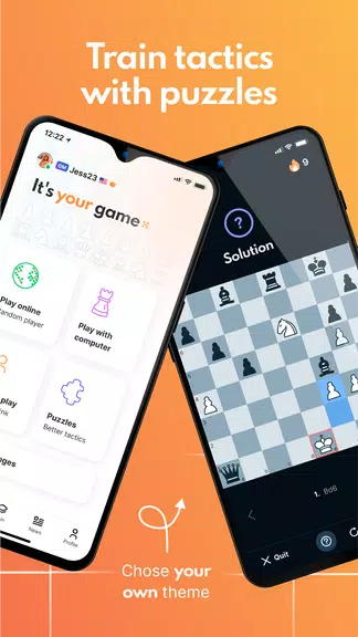 chess24 > Play, Train & Watch Ảnh chụp màn hình 1