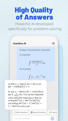 Question.AI – Chatbot & Math AI Mod Capture d'écran 3