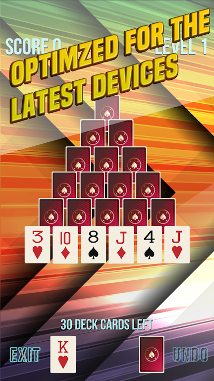 Pyramid Solitaire Supreme应用截图第0张
