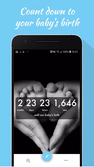Baby Countdown Widget スクリーンショット 0