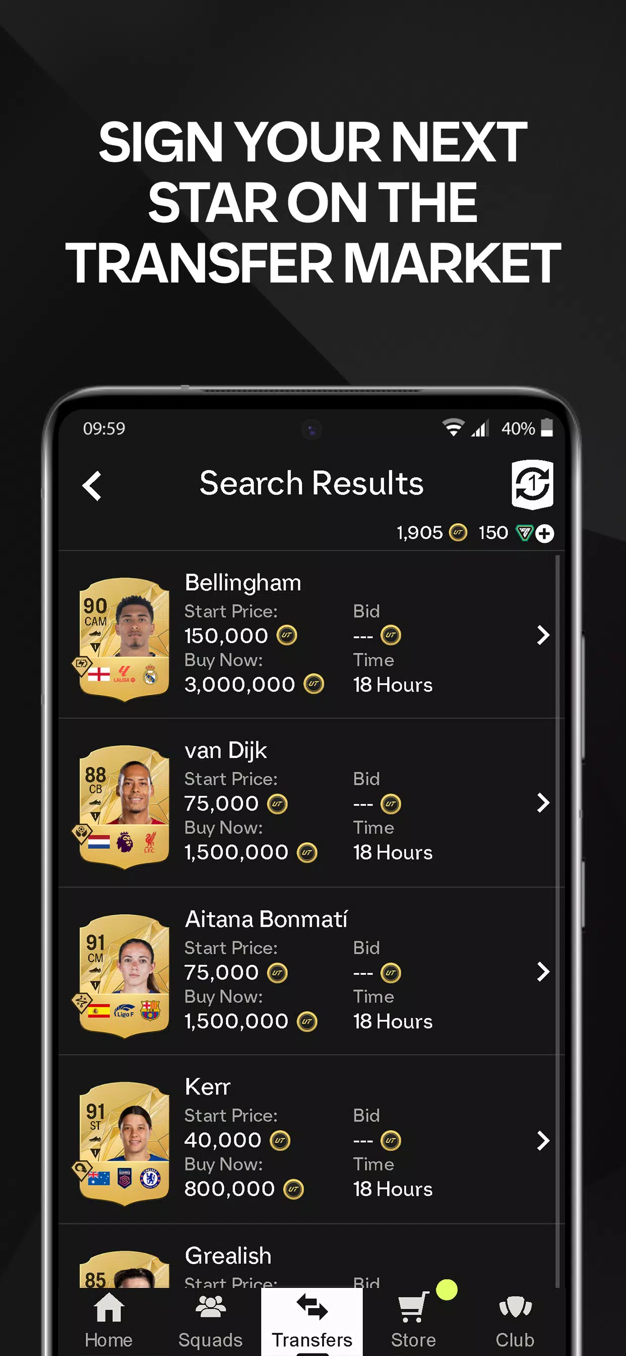 EA SPORTS FC™ 25 Companion ภาพหน้าจอ 1