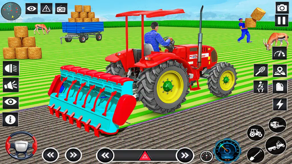 Farming Games: Tractor Driving Captura de tela 1