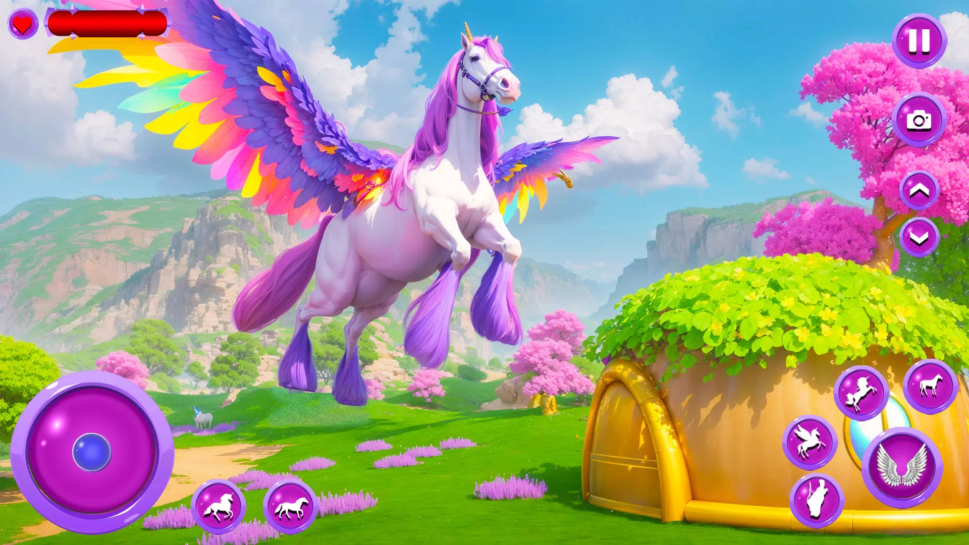 My Unicorn Flying Horse Care Capture d'écran 0