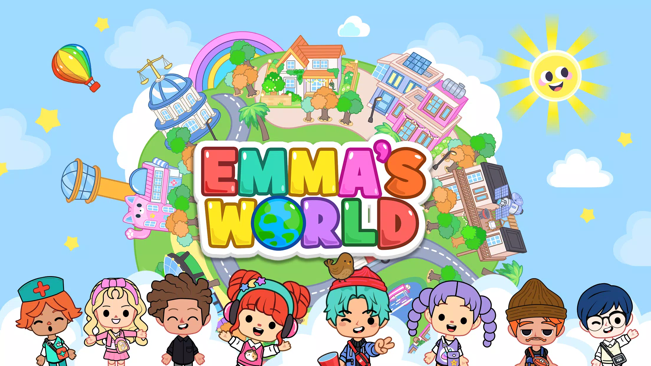 Emma's World - Town & Family Captura de pantalla 0
