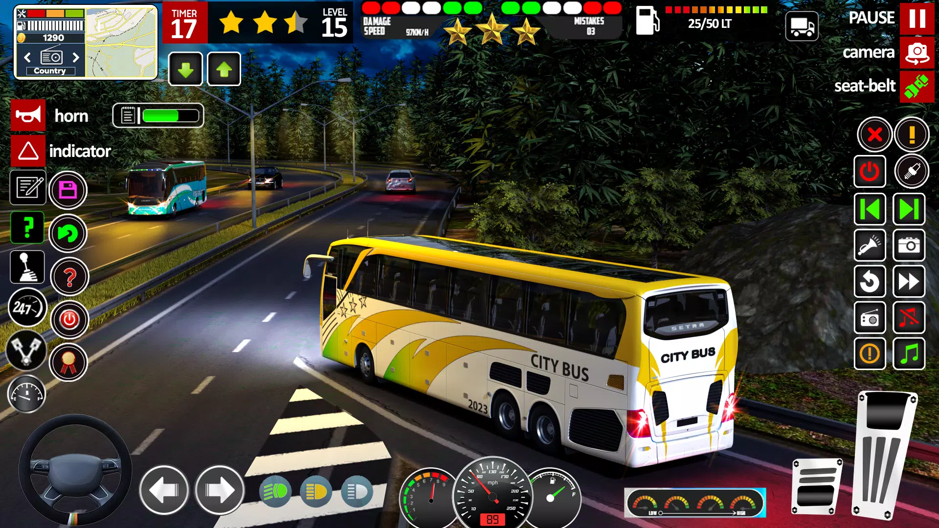 Bus Games City Bus Simulator Captura de tela 3