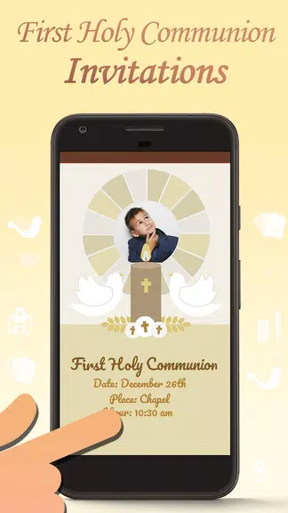 First Communion Invitations Screenshot 0