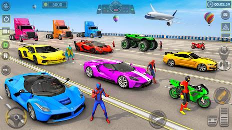 Superhero Game: Ramp Car Stunt 스크린샷 3