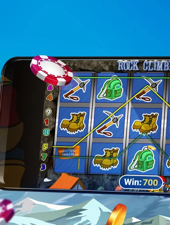 Rock Climber Free Casino Slot Machine スクリーンショット 0