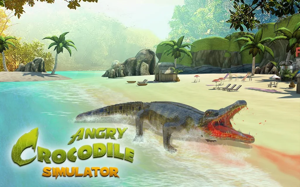 Crocodile Attack Animal Sim Ekran Görüntüsü 0