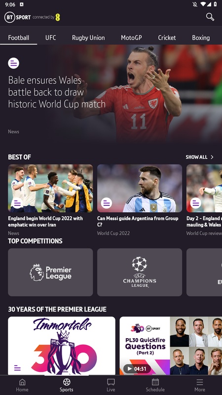 TNT Sports: News & Results Screenshot 2