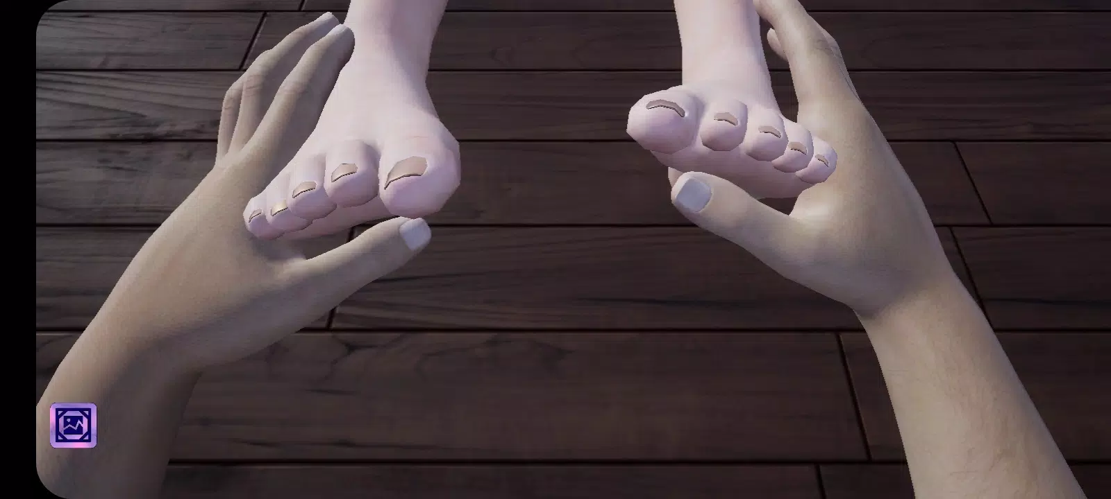 Girl feet Schermafbeelding 3