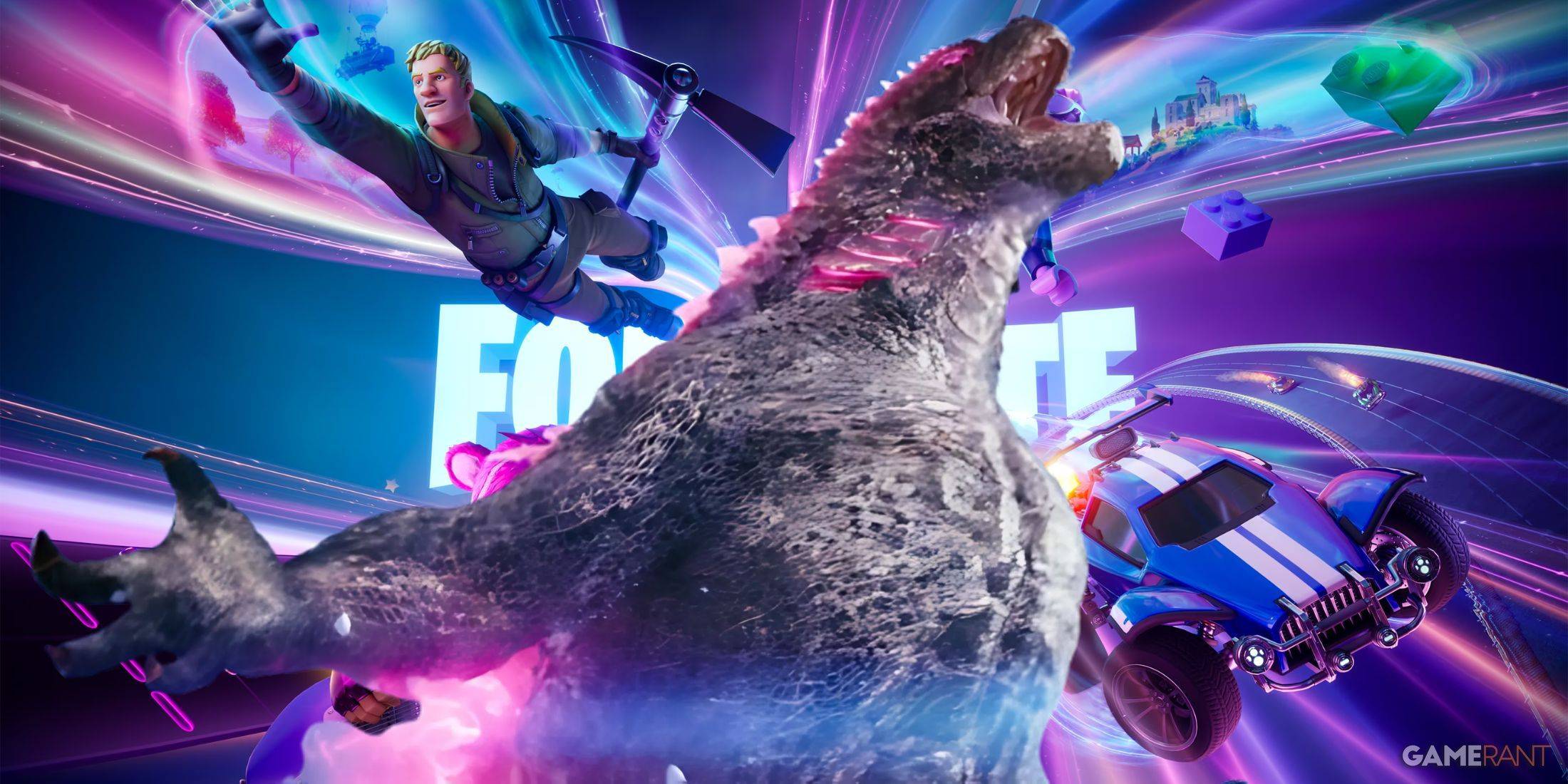 GodzillaとMonsterverse SkinsデビューEpic Fortnite Update