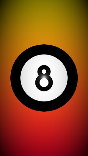 Magic 8 Ball Live Wallpaper 3D Tangkapan skrin 2
