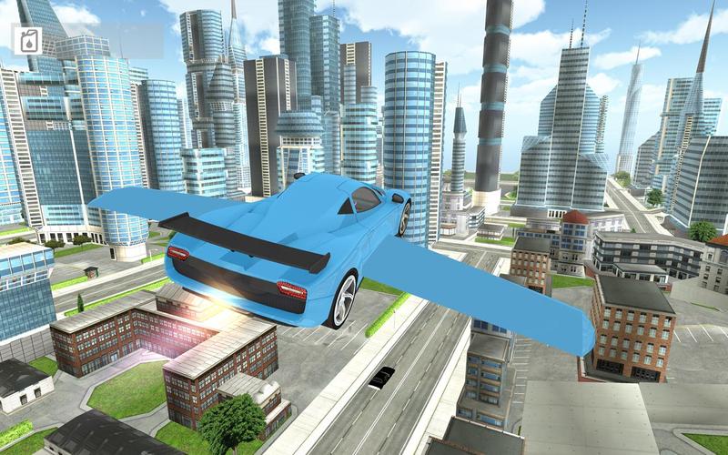 Flying Car Simulator Xtreme 3D 스크린샷 0