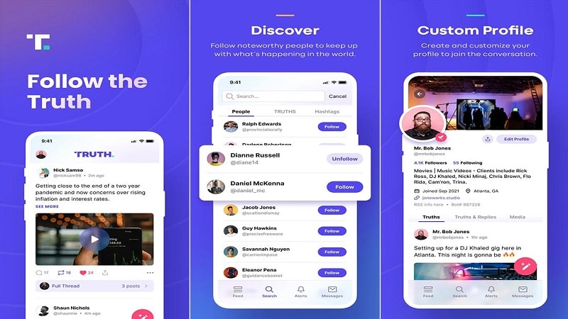 Truth Social スクリーンショット 0