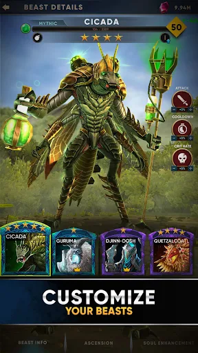 Schermata Clash of Beasts 2